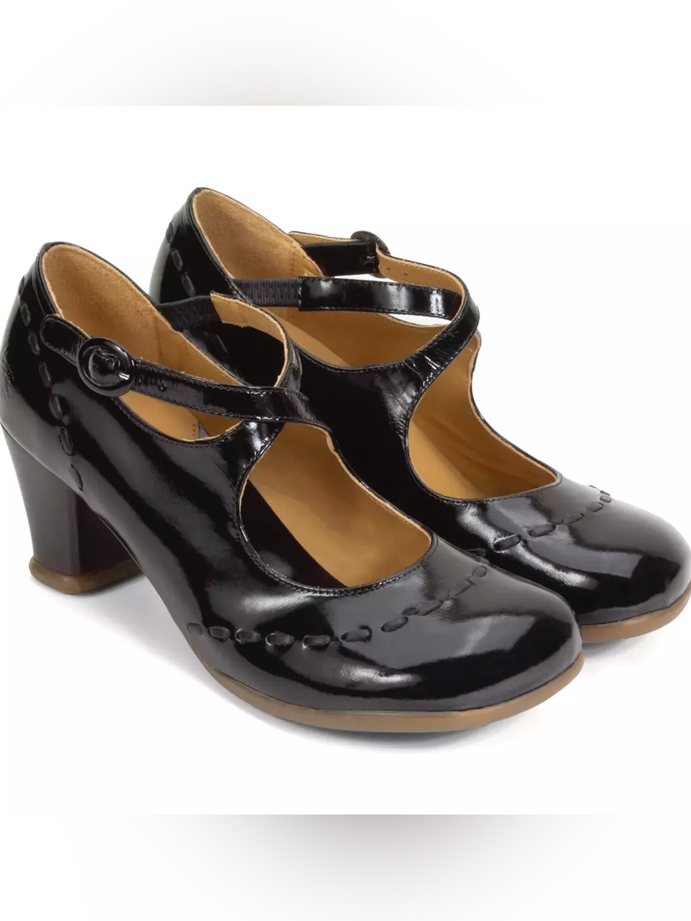 ISO Malibran operetta Black Patent Heels Fluevog Size 8